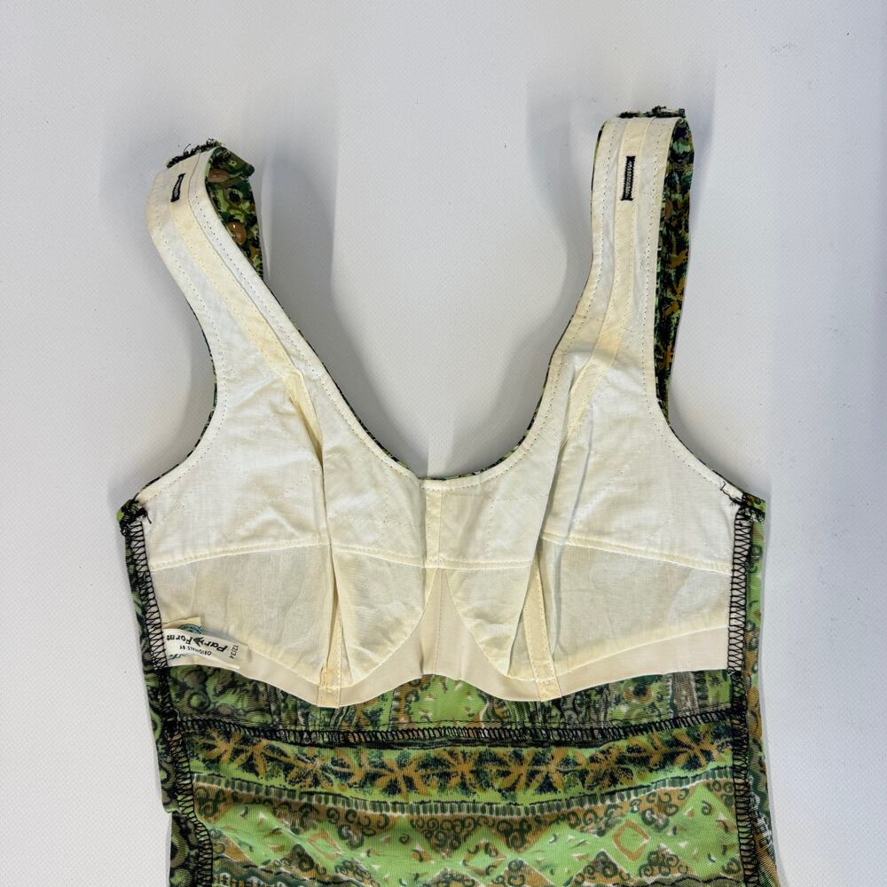 Par Form 1960s Vintage Green Swim Dress Size 12/34 - Picture 8 of 11